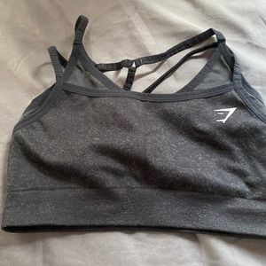 Black sports bra from gym shark